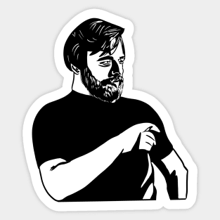 Stephen Sondheim BW 02 Sticker